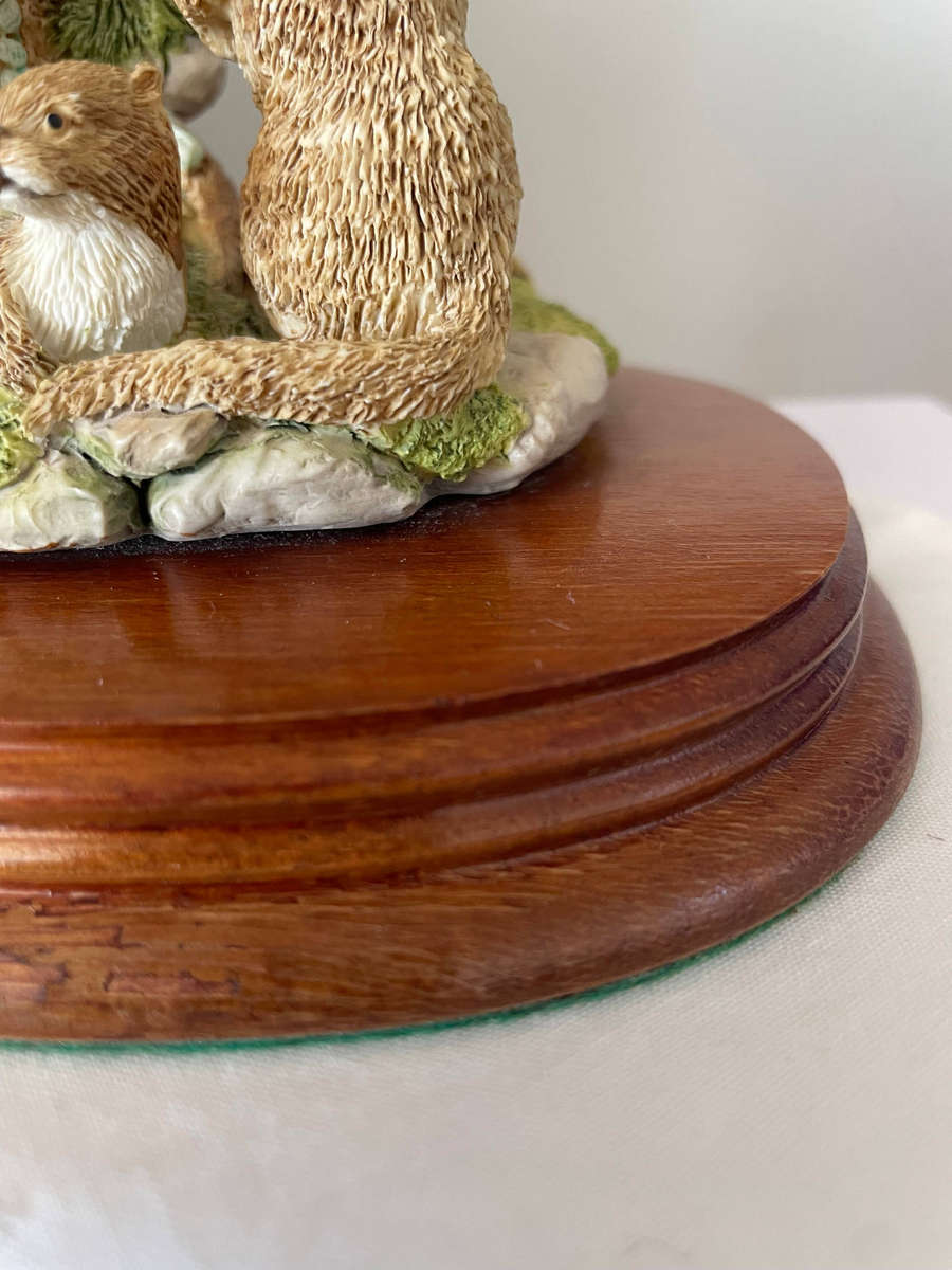 Vintage 1992 "Nature Studies from the Leonardo Collection" Otters - Signed!