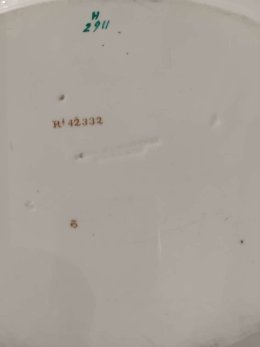 Rare, Antique 1886 TC Brown Westhead Moore and Co - Design Pergolesi - Large Serving Platter.