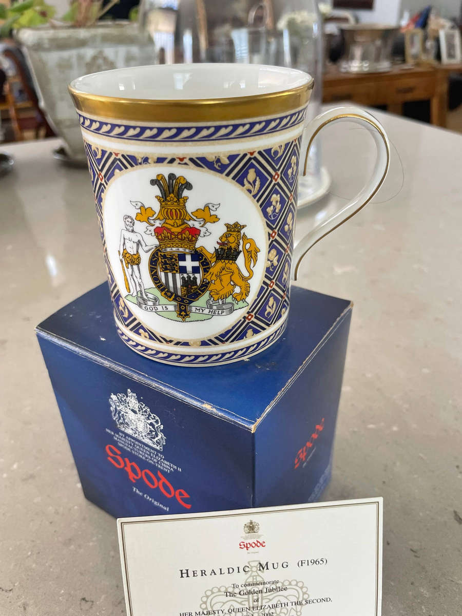 Spode Limited Edition "Heraldic Mug" No. 0441 of 1000 F1965 with Box & COA