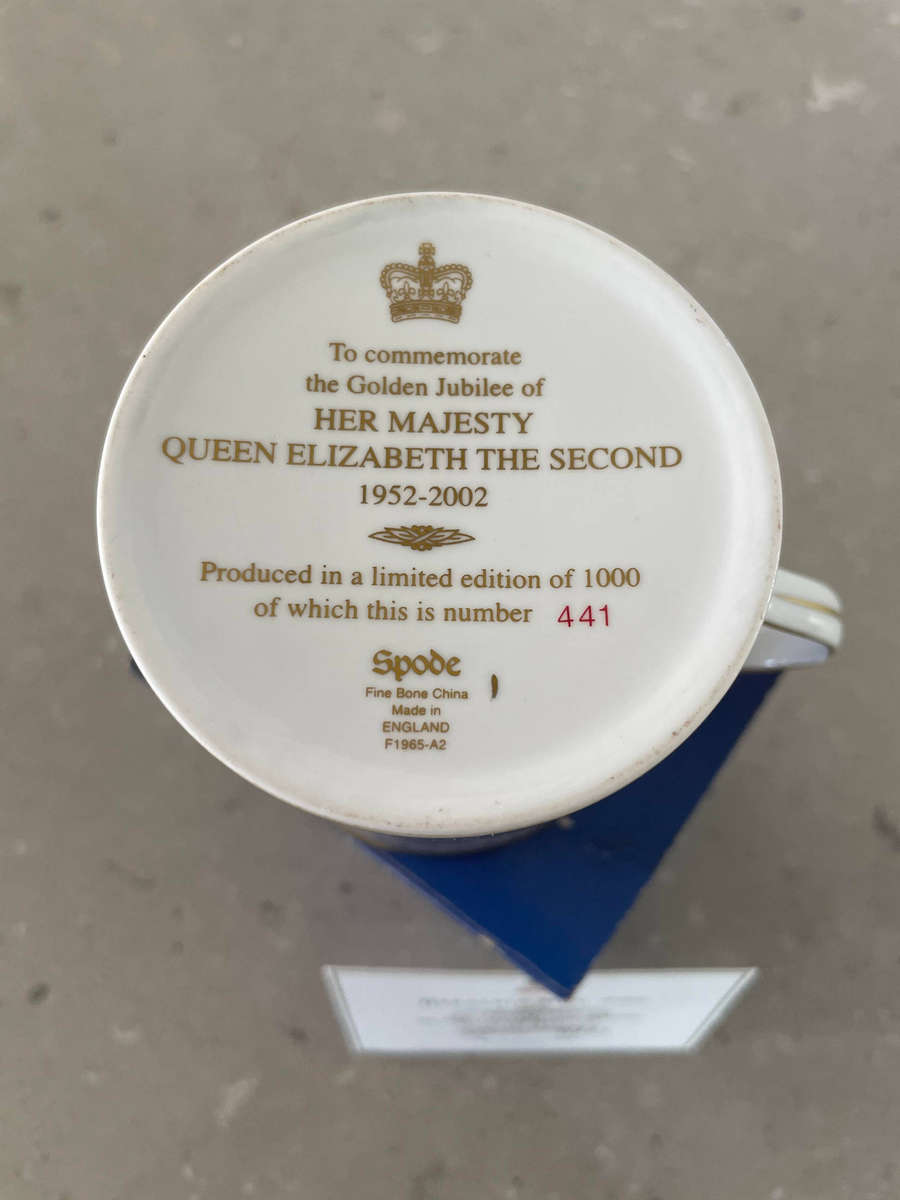 Spode Limited Edition "Heraldic Mug" No. 0441 of 1000 F1965 with Box & COA