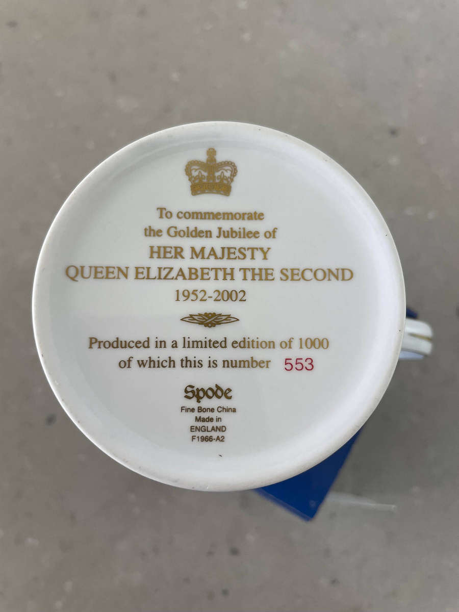 Spode Limited Edition "Heraldic Mug" No. 0553 of 1000 F1965 with Box & COA