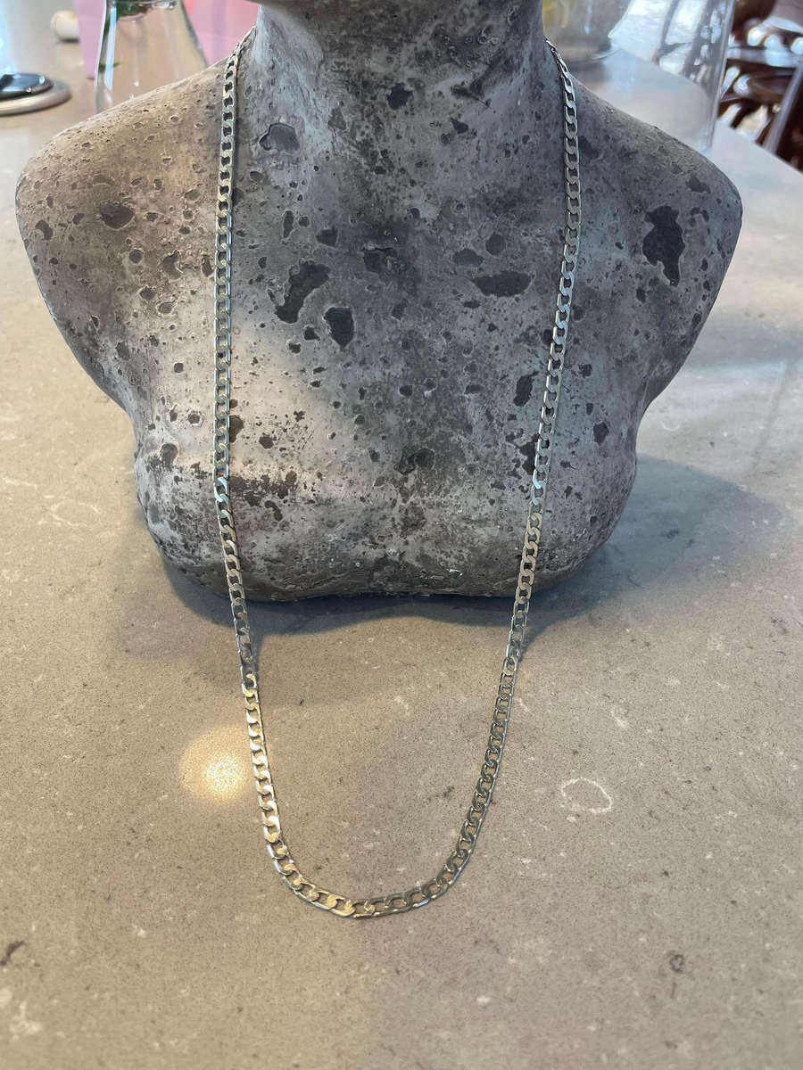 925 Sterling Silver Curb Cuban link chain. 925 Hallmark!