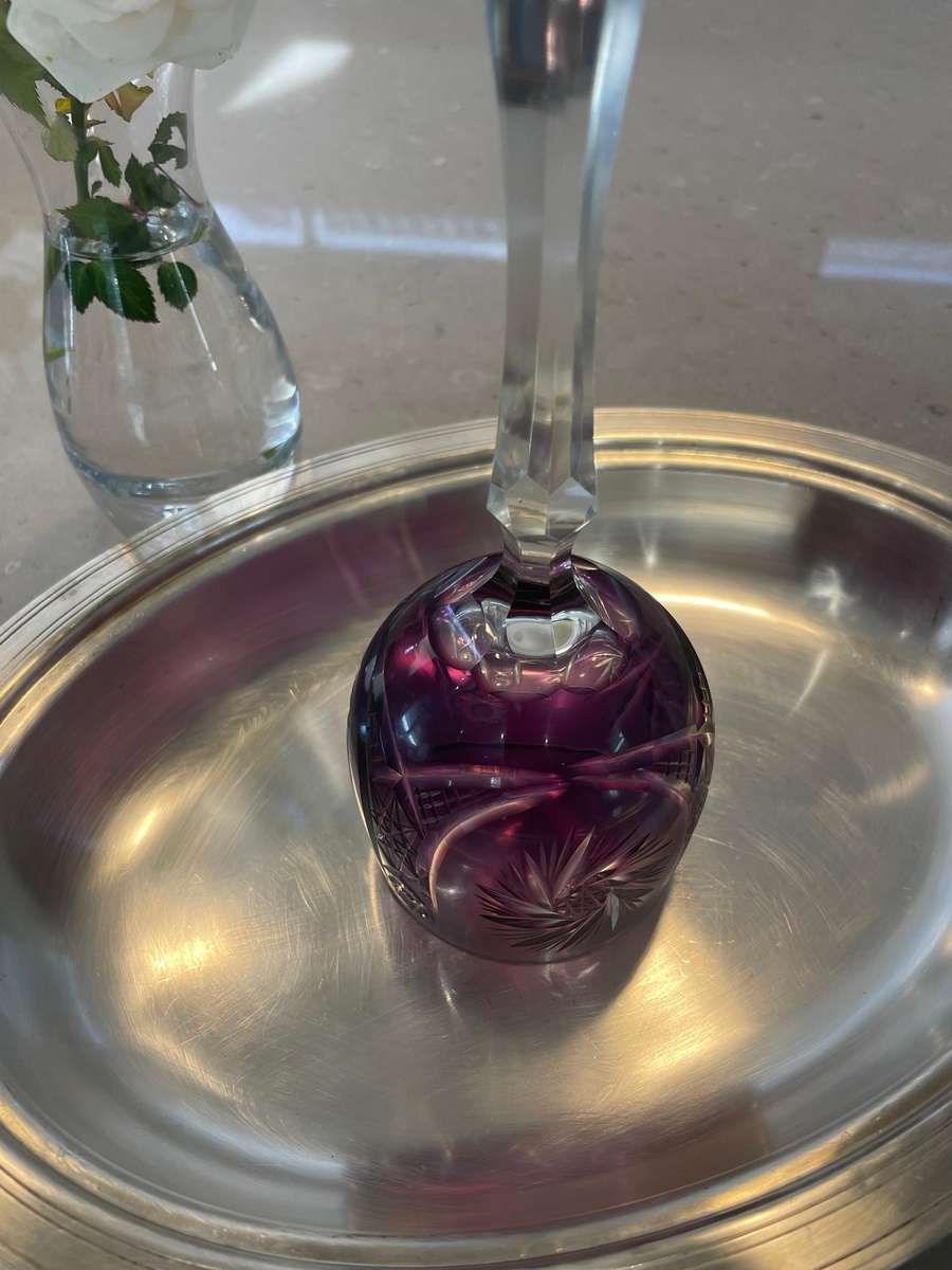 Bohemian Crystal Wine Glass/ Goblet Lead Crystal