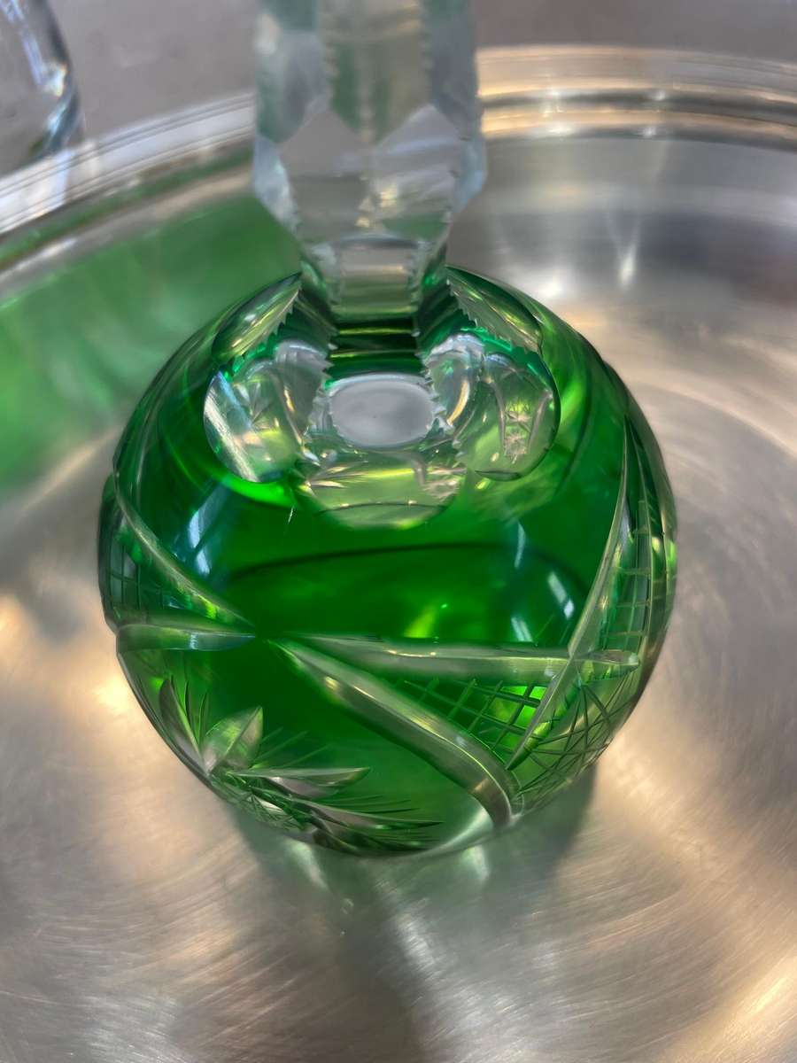 Bohemian Crystal Wine Glass/ Goblet Lead Crystal