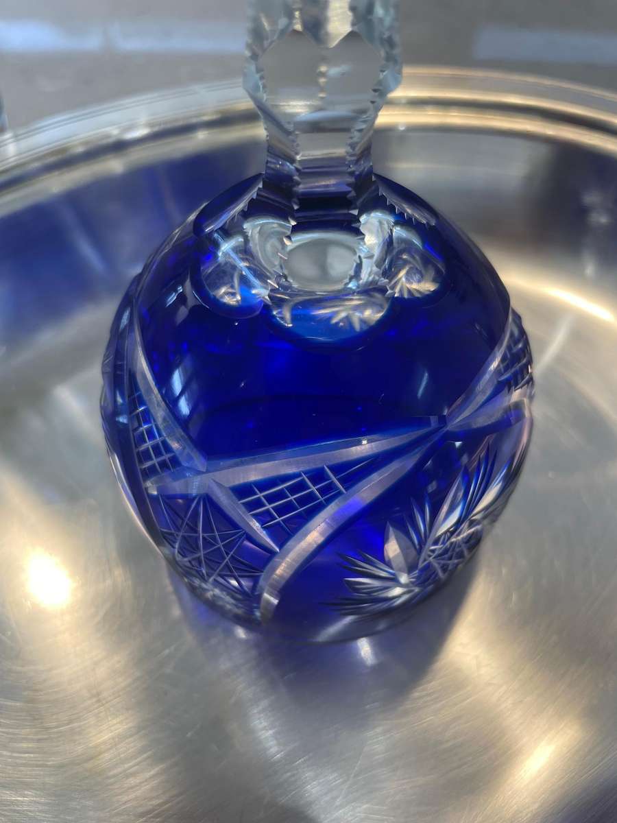 Bohemian Crystal Wine Glass/ Goblet Lead Crystal