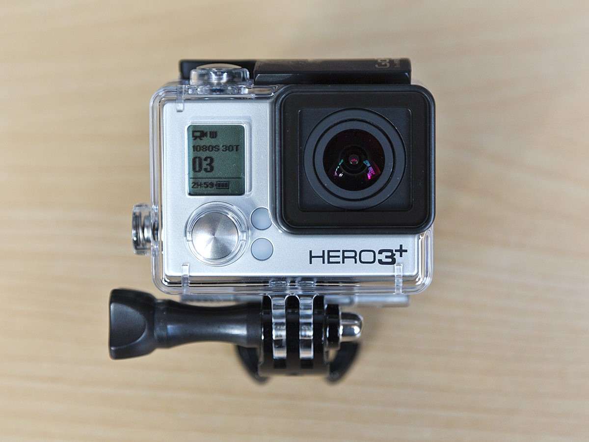 GoPro HERO 3+ Black Edition + Screen + WiFi remote + Harness equipment + MicroSD card (64Gb)