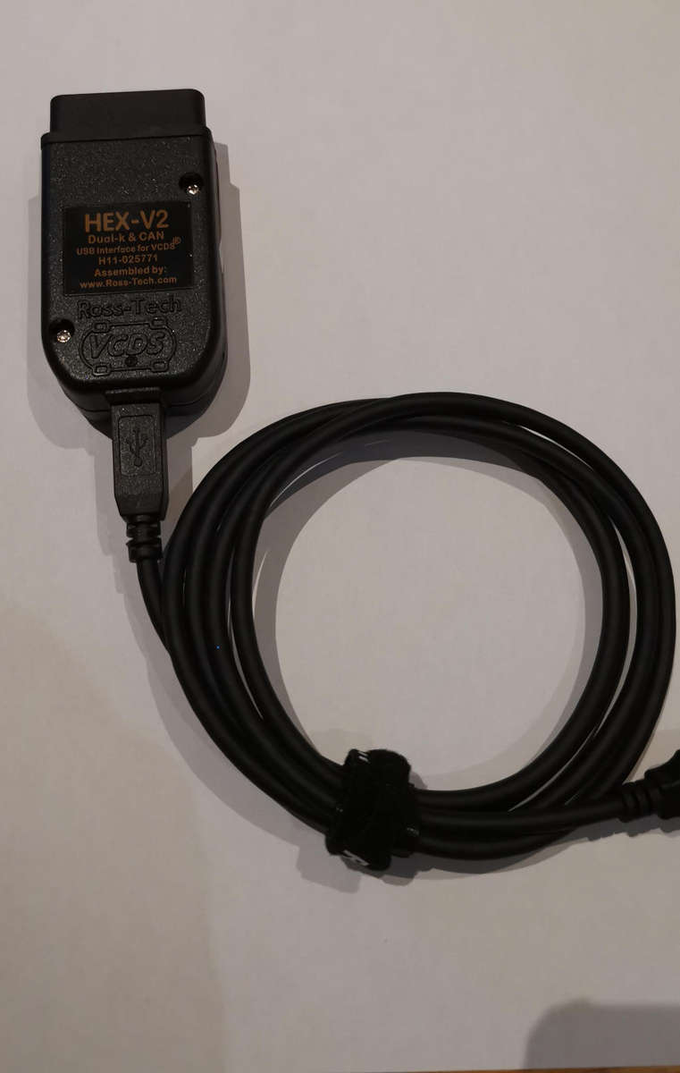 VCDS diagnostic cable and software for Audi and Volkswagen