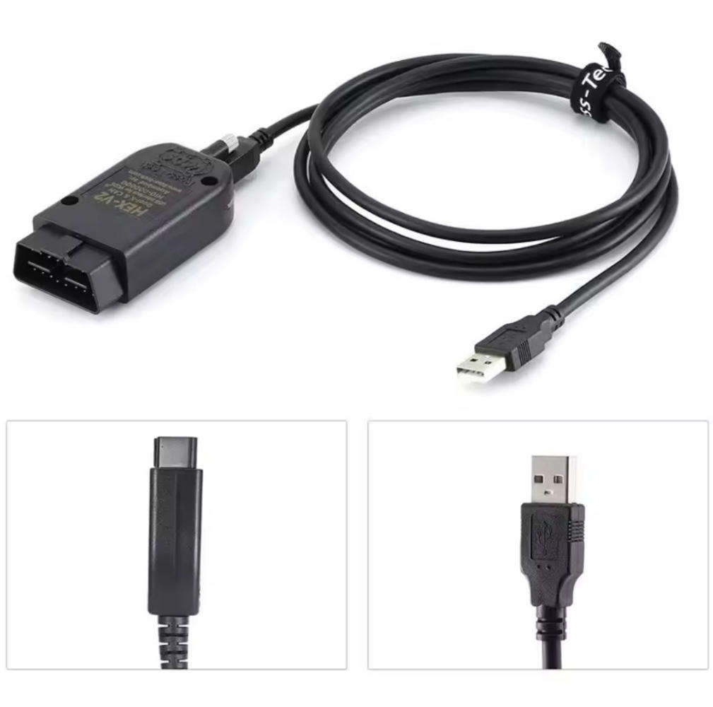 VCDS diagnostic cable and software for Audi and Volkswagen
