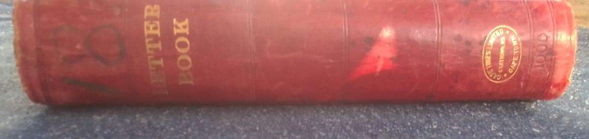 LETTER BOOK, 1928 - 1000-page volume. Karoo history - PLEASE READ DESCRIPTION.