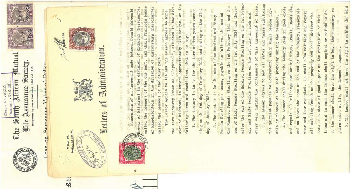 A quality starter collection of KING GEORGE V REVENUES as illustrated. See description.