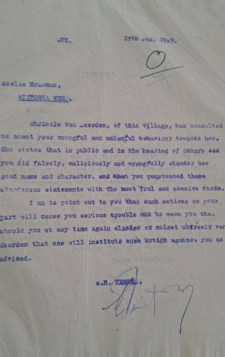 LETTER BOOK, 1928 - 1000-page volume. Karoo history - A special volume! VIEW DESCRIPTION.