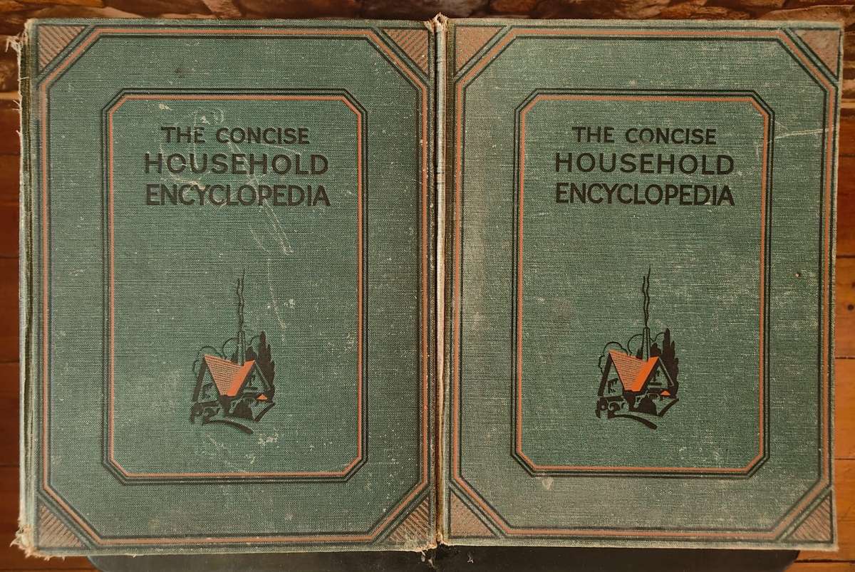 THE CONCISE HOUSEHOLD ENCYCLOPEDIA, 2 volumes.  - PLEASE READ DESCRIPTION.