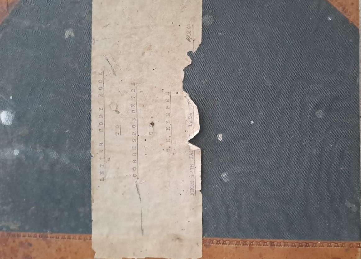 LETTER BOOK, 1924 - 998-page volume. Karoo history - PLEASE READ DESCRIPTION.