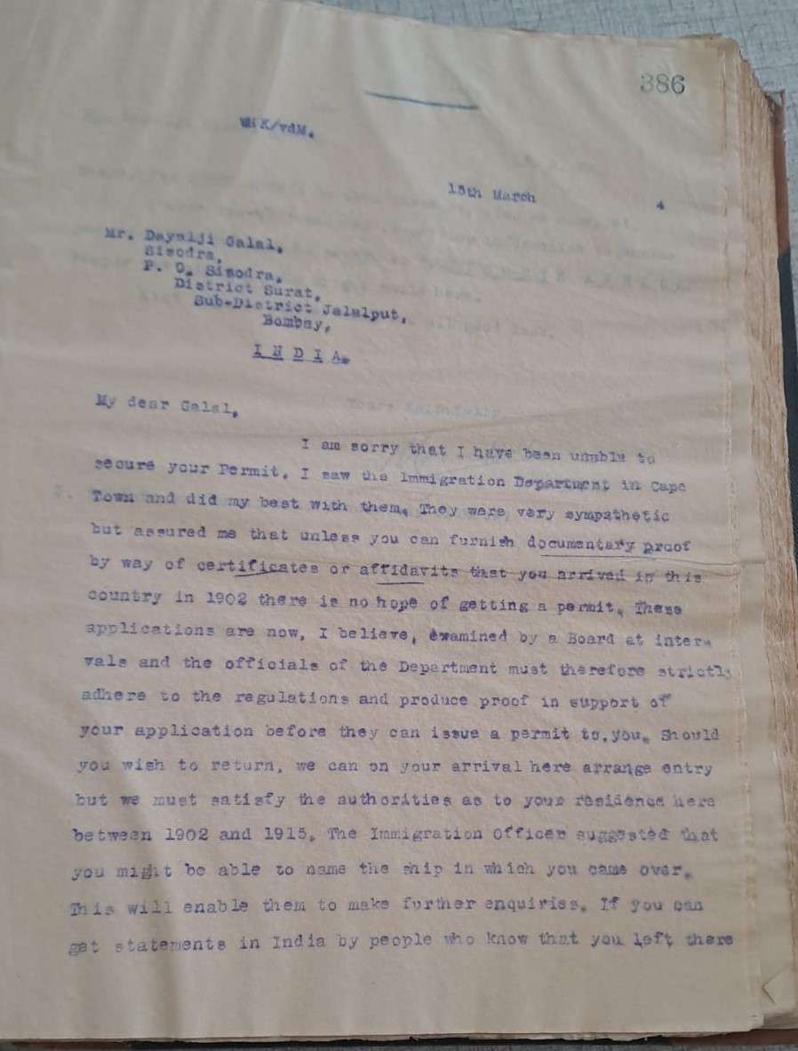 LETTER BOOK, 1924 - 998-page volume. Karoo history - PLEASE READ DESCRIPTION.