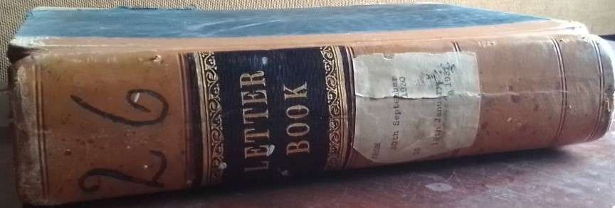 LETTER BOOK, 1930 - 1931 1000-page volume. Karoo history - PLEASE READ DESCRIPTION.