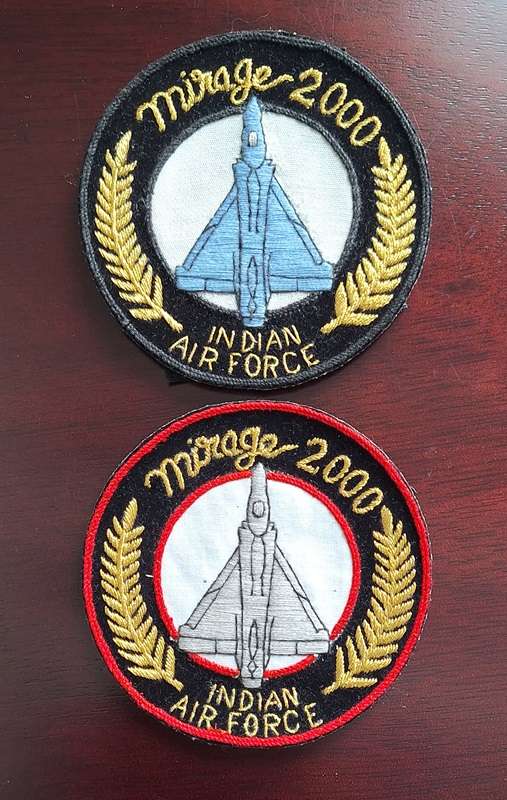 Indian Air Force Mirage 2000 patch lot