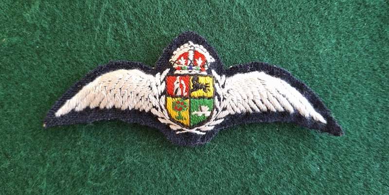 SAAF WWII Pilot Wing padded
