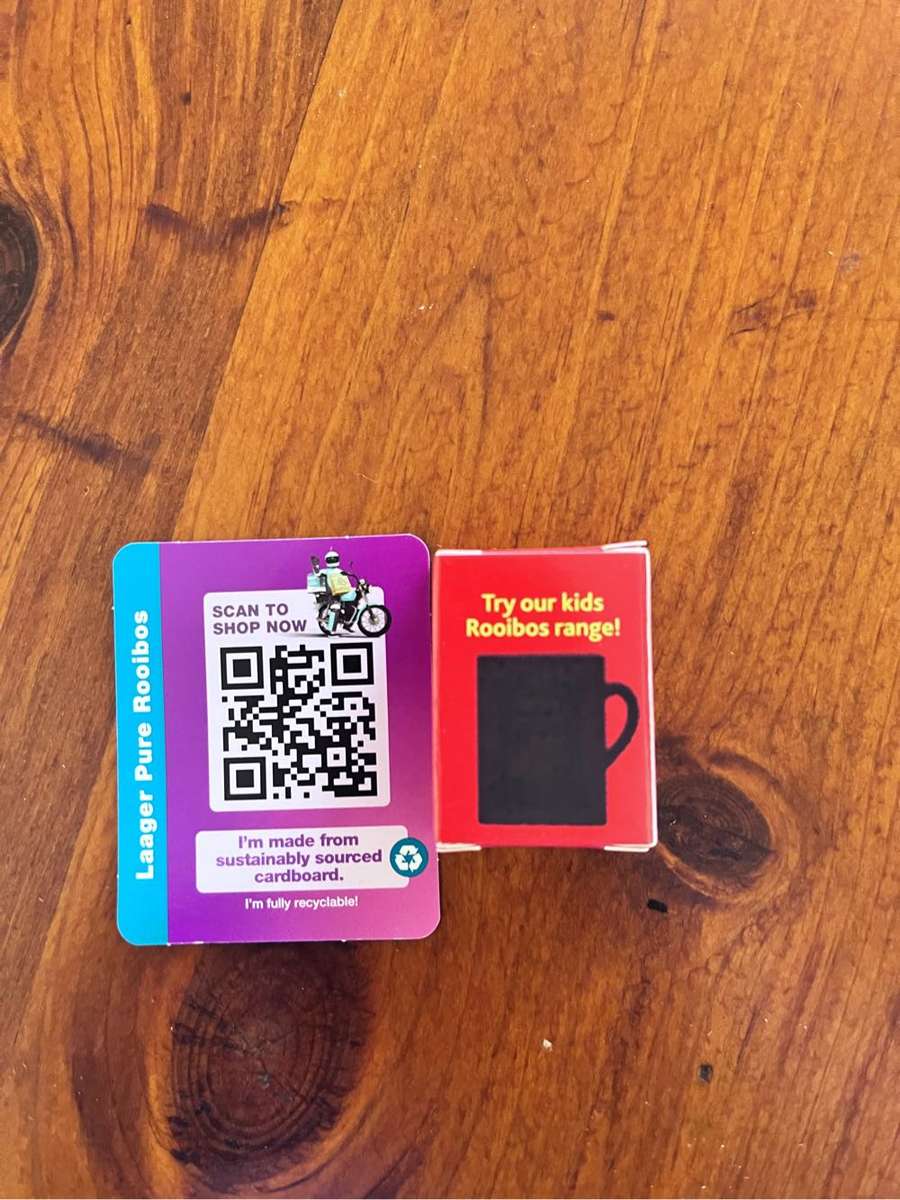 Little Shop Checkers Laager Pure Rooibos (rub & reveal)