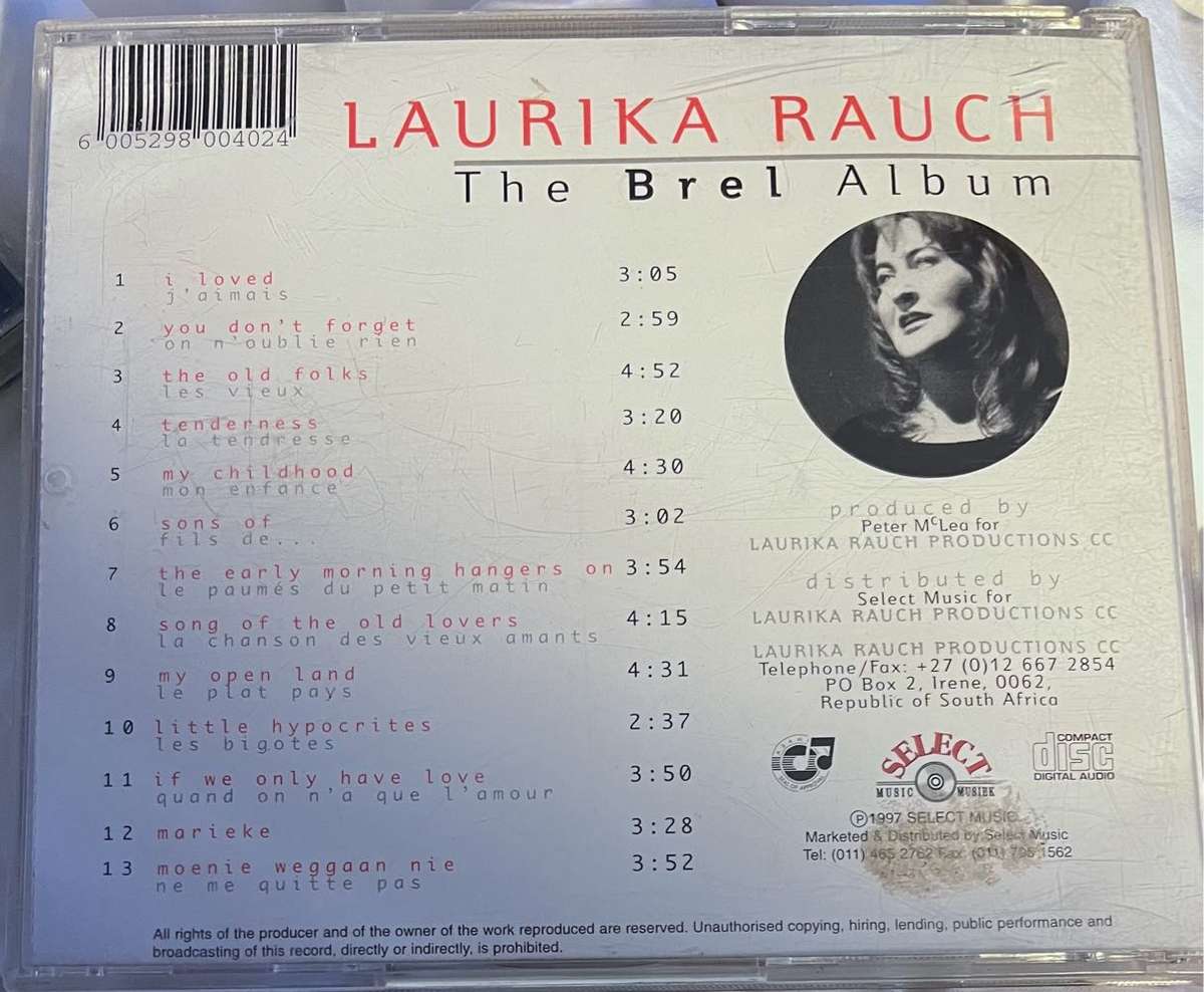 Laurika Rauch - The Brel Album SELBCD263