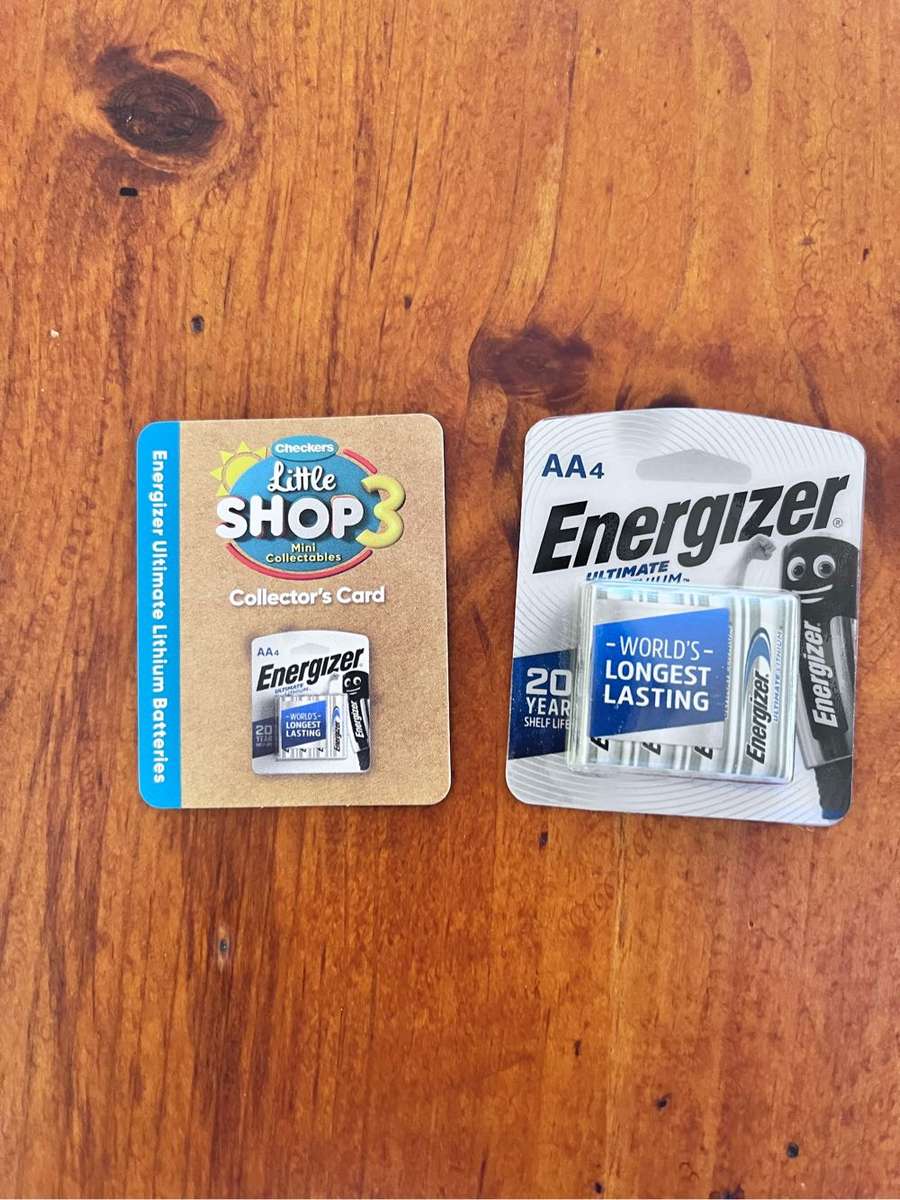 Little Shop Checkers Energizer Ultimate Lithium Batteries (mini)