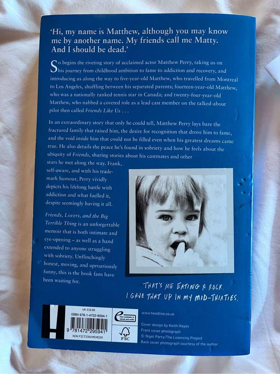 Matthew Perry - Friends, Lovers and the Big Terrible Thing