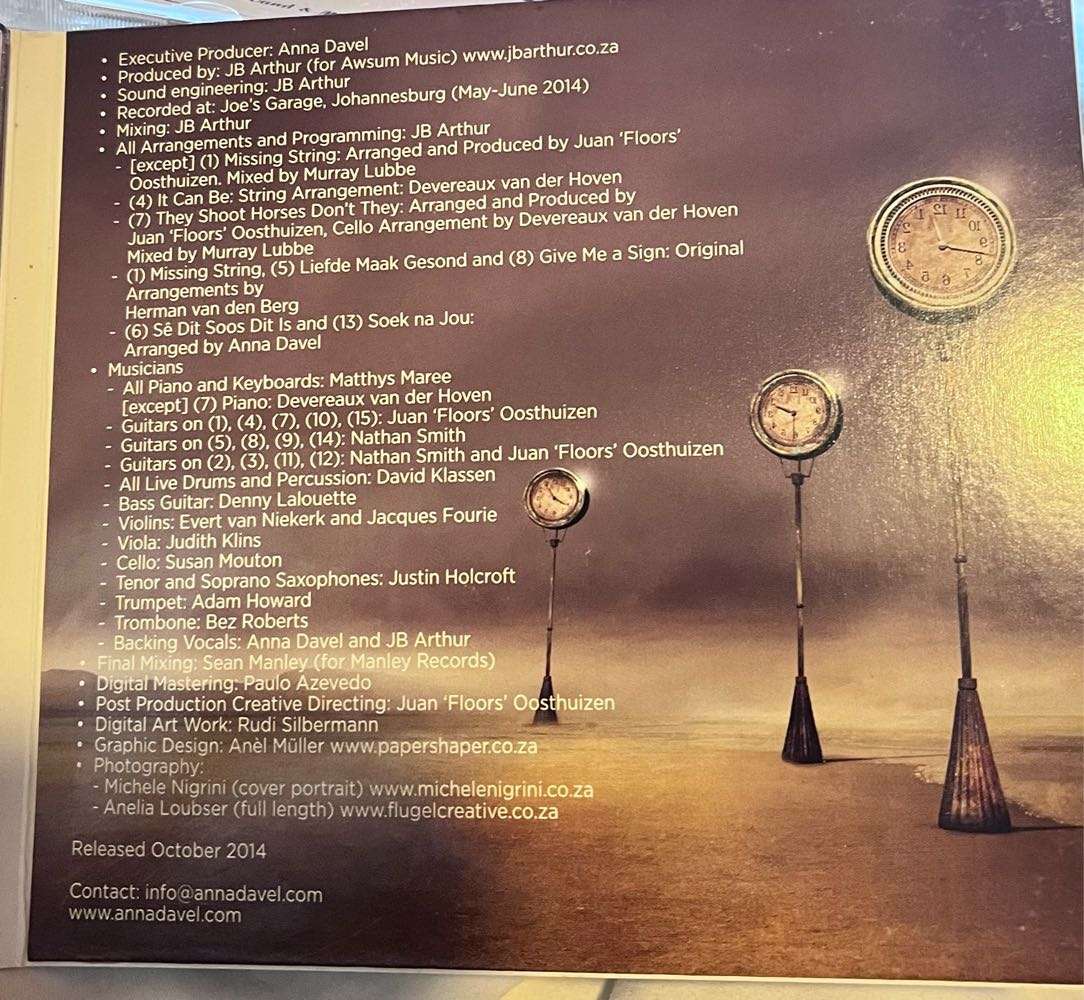 Anna Davel - Moment (ADCD06)