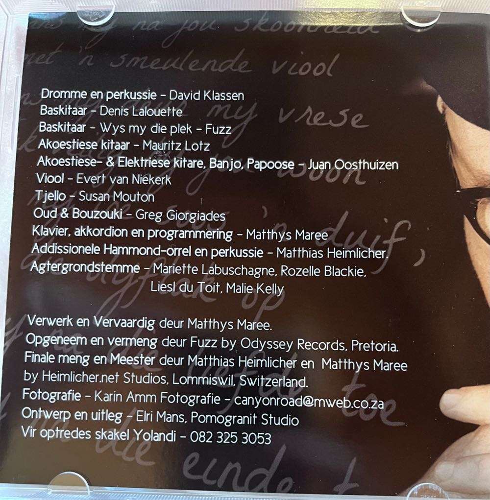 Leonard Cohen in Afri-Kaans Koos van der Merwe ODY038