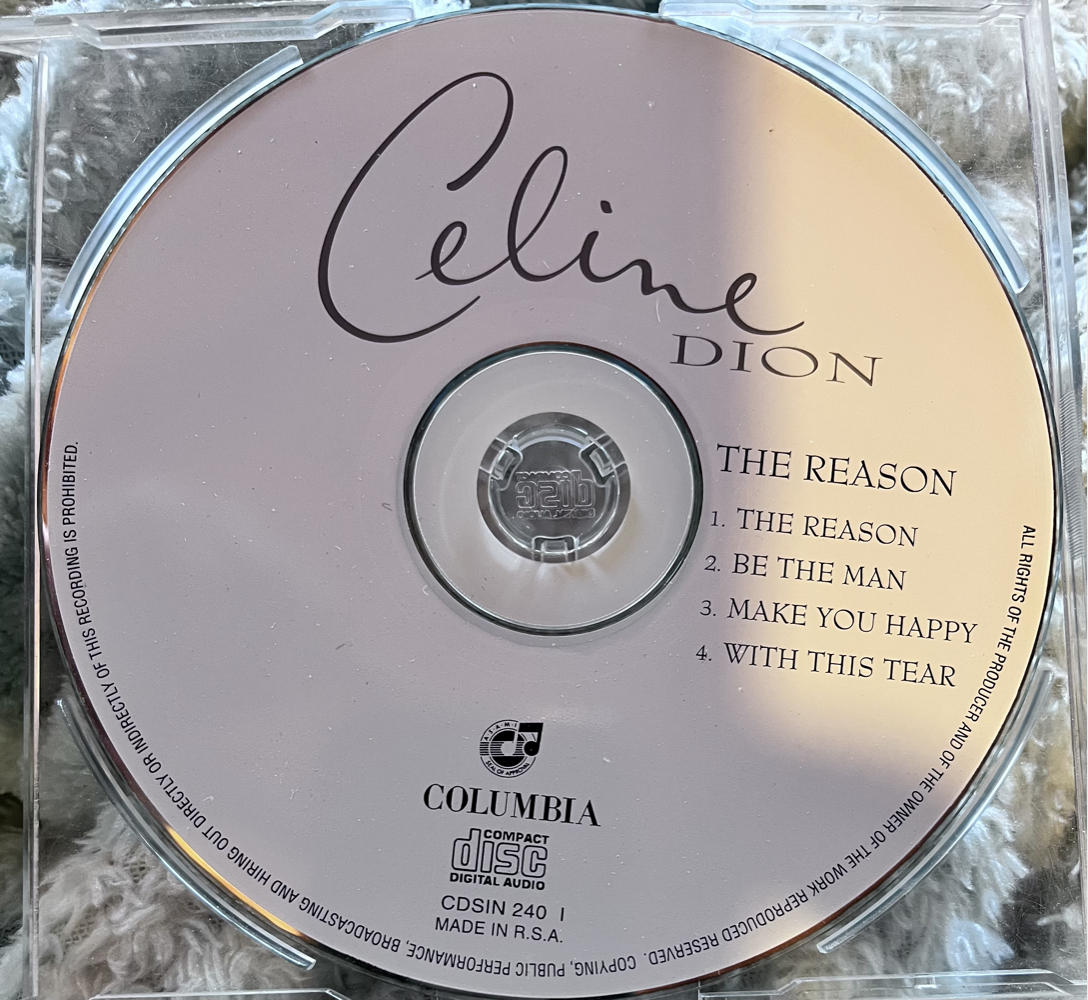 Celine Dion - The Reason CDSIN 240 I