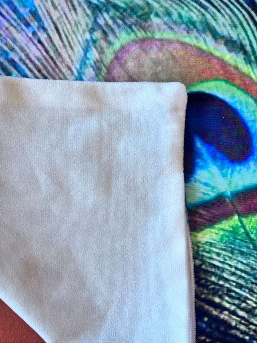 5 peacock cushion covers