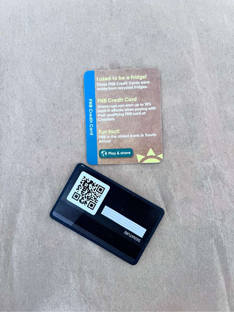 Little Shop Checkers FNB credit card