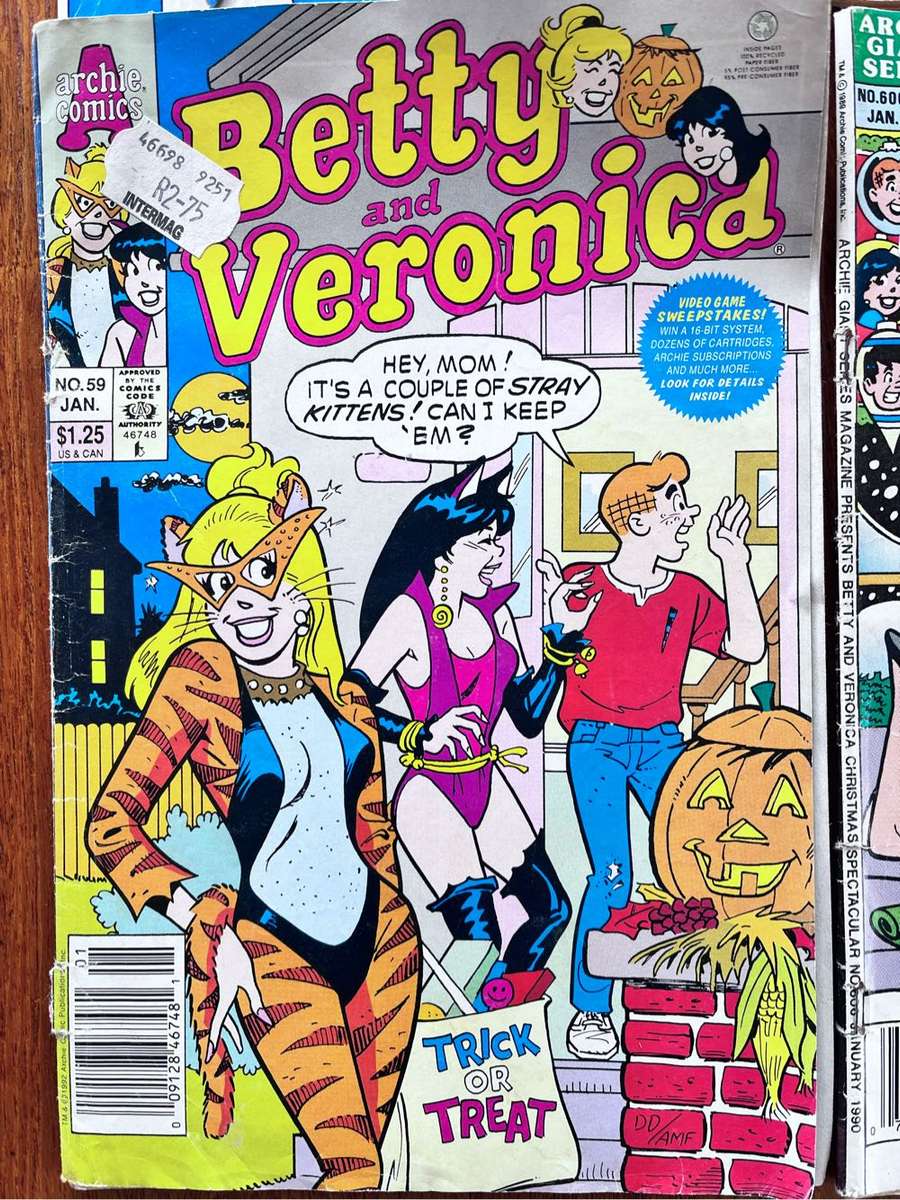 6 Betty and Veronica comics - Archie Series early 1990s