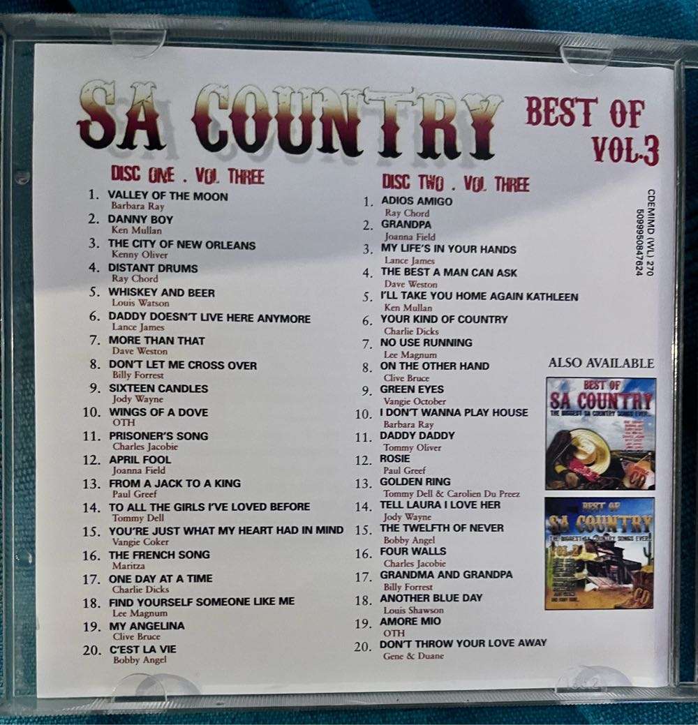 SA Country Volume 3  - CDEMIMD(WL)270