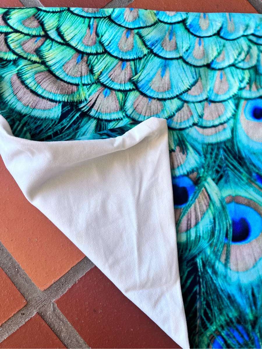 5 peacock cushion covers