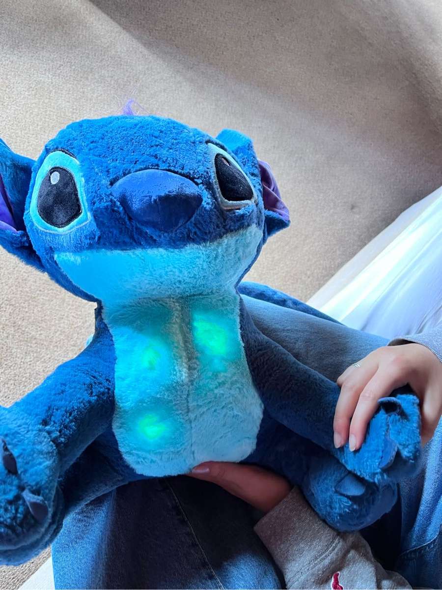 Large Stitch soft toy (with light and sound)
