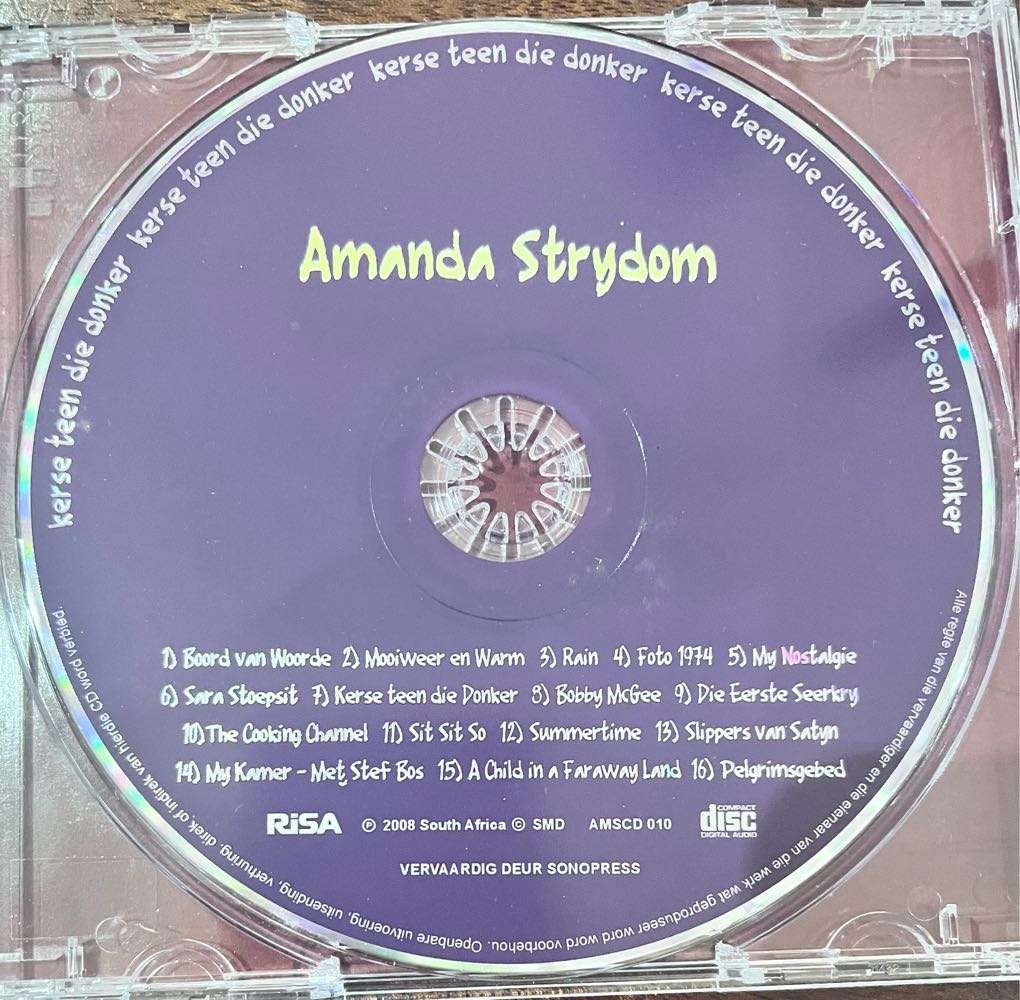 Amanda Strydom - Kerse teen die donker (AMSCD010)