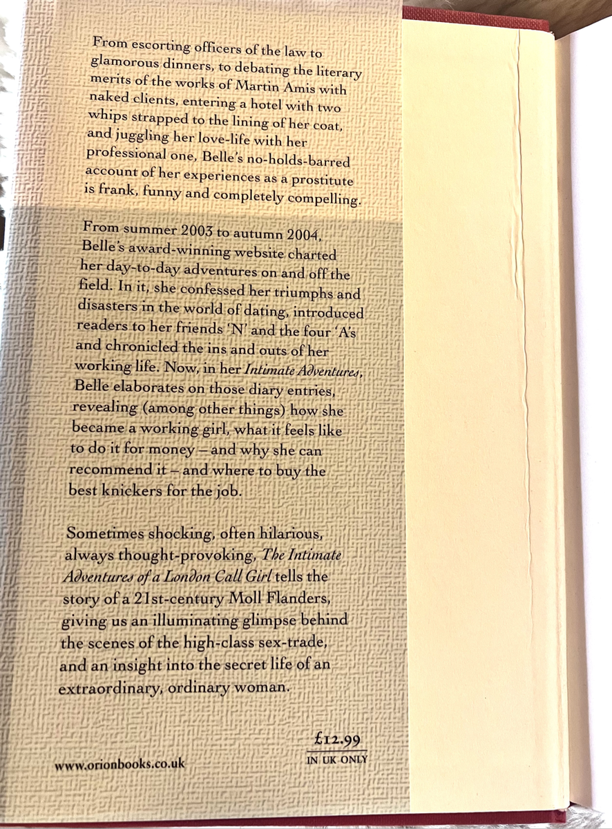 Belle de Jour - The Intimate Adventures of a London Call Girl 9780297847823