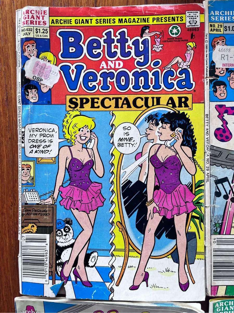 6 Betty and Veronica comics - Archie Series early 1990s