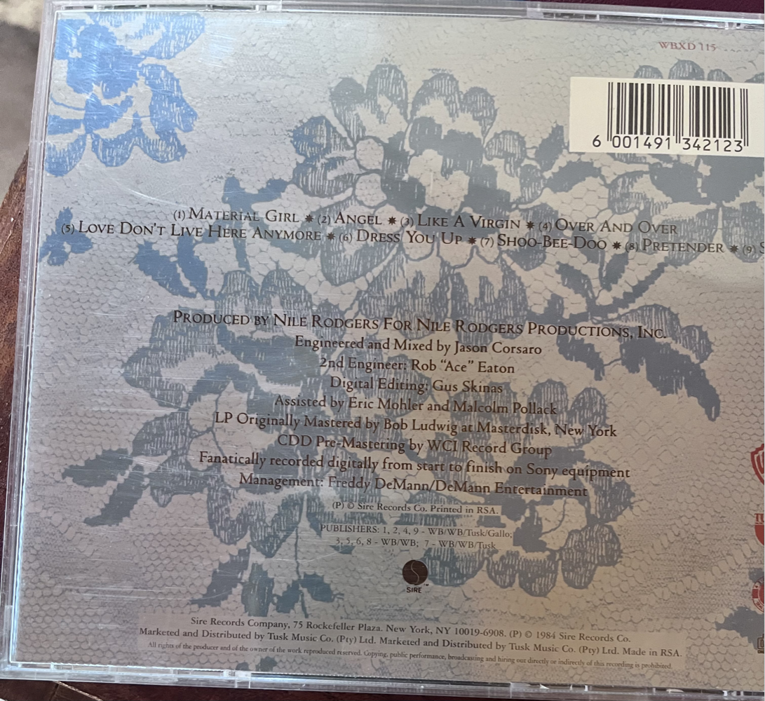 Madonna - Like a Virgin WNXD115