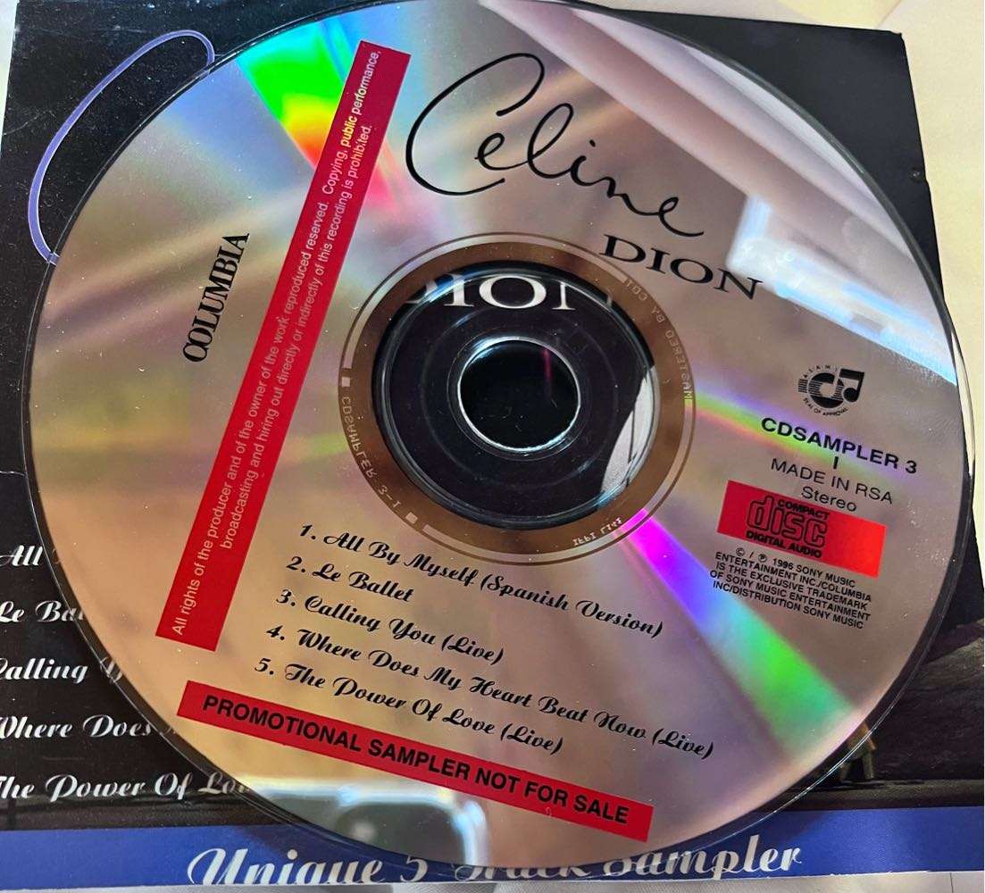 Celine Dion - Unique 5 Track Sampler