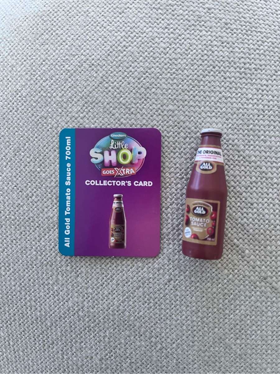 Little Shop Checkers All Gold Tomato Sauce (mini toy)