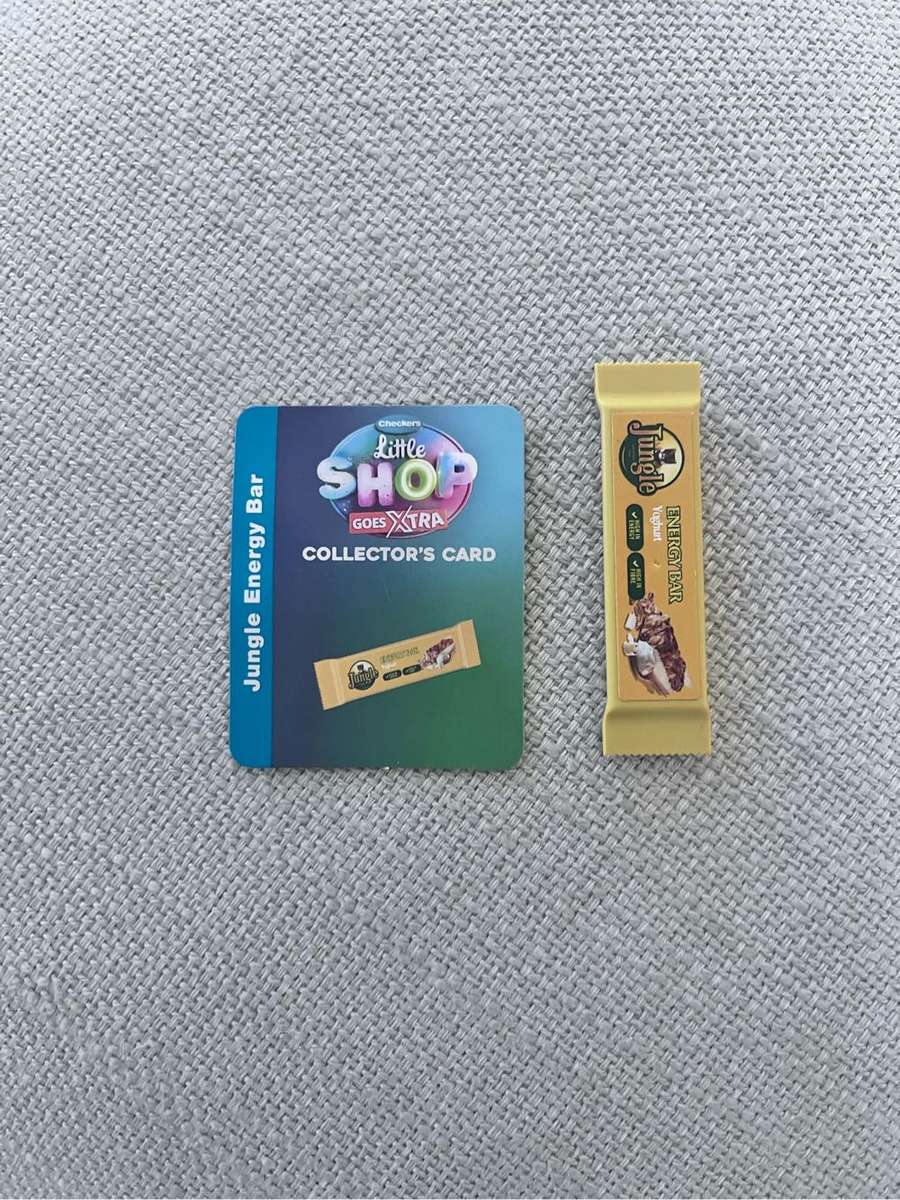 Little Shop Checkers Jungle energy bar (mini toy)