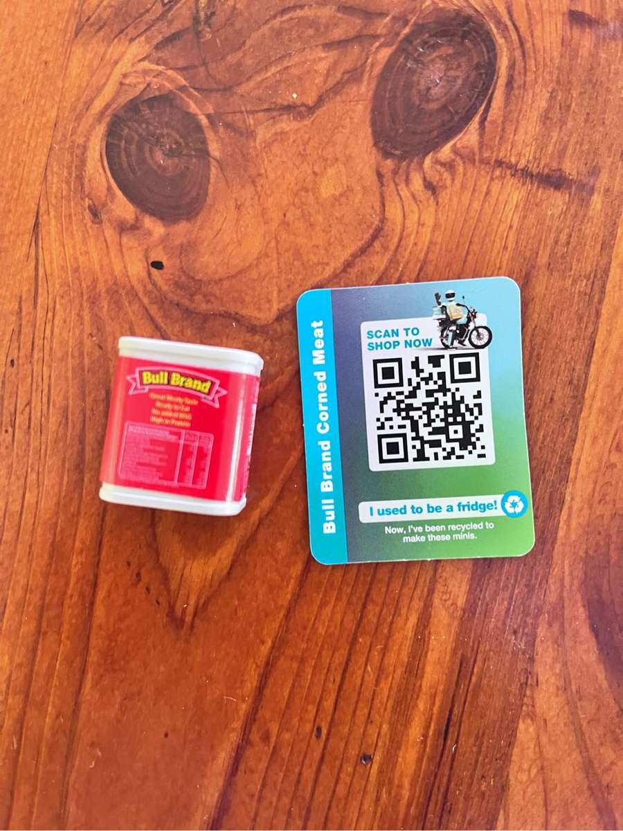 Little Shop Checkers Bull Brand Corned Meat (mini toy)