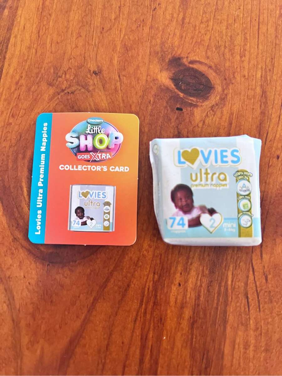 Little Shop Checkers Lovies Ultra Premium Nappies (mini toy)