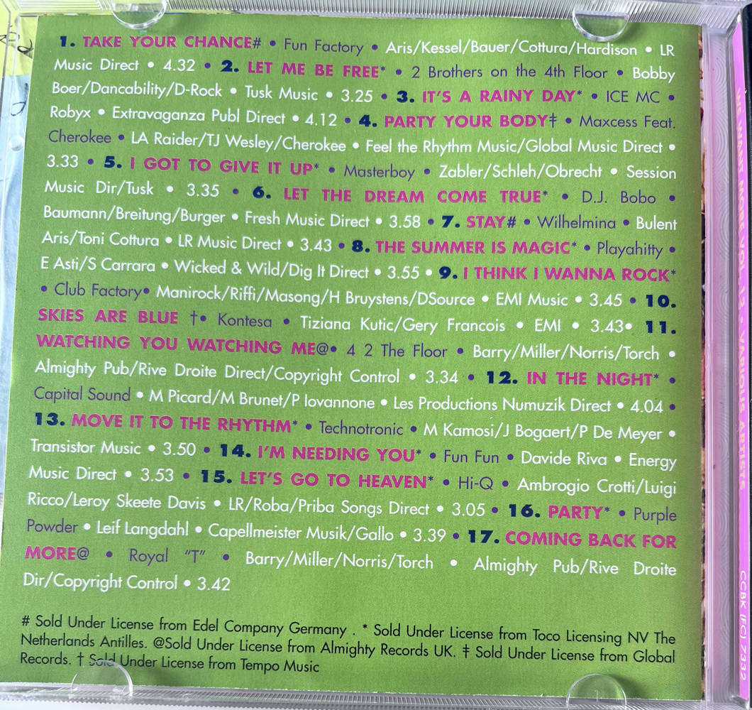 We want more 12 - CD code CCBK (FC) 7332