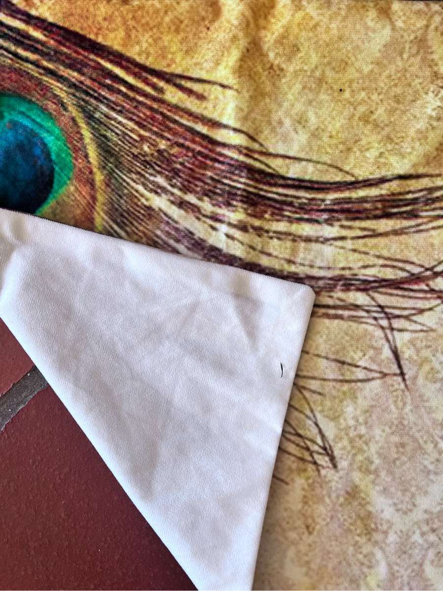 5 peacock cushion covers