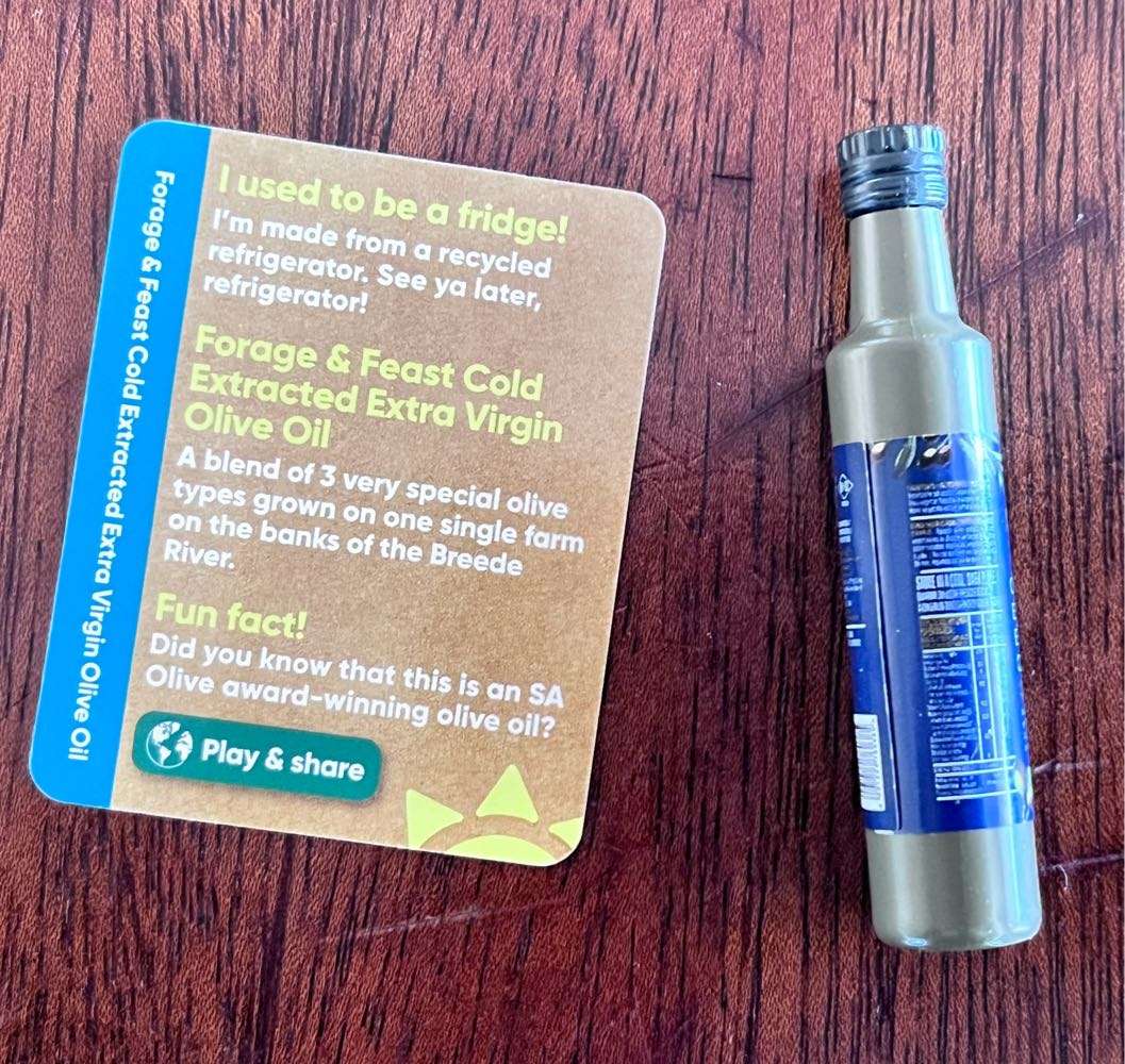 Little Shop Checkers Forage and Feast olive oil (mini toy)