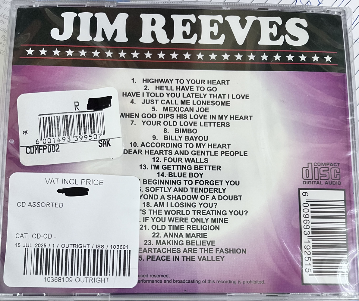 Jim Reeves CDMFP002