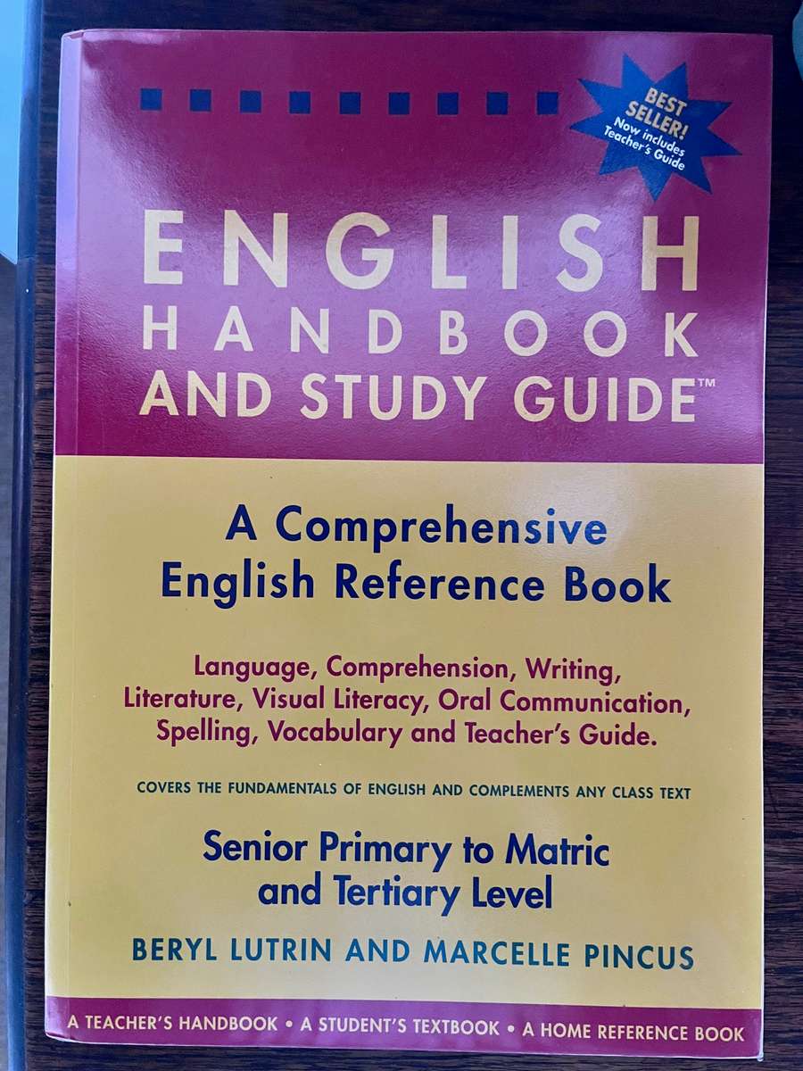 English Handbook and Study Guide - 9780620325837