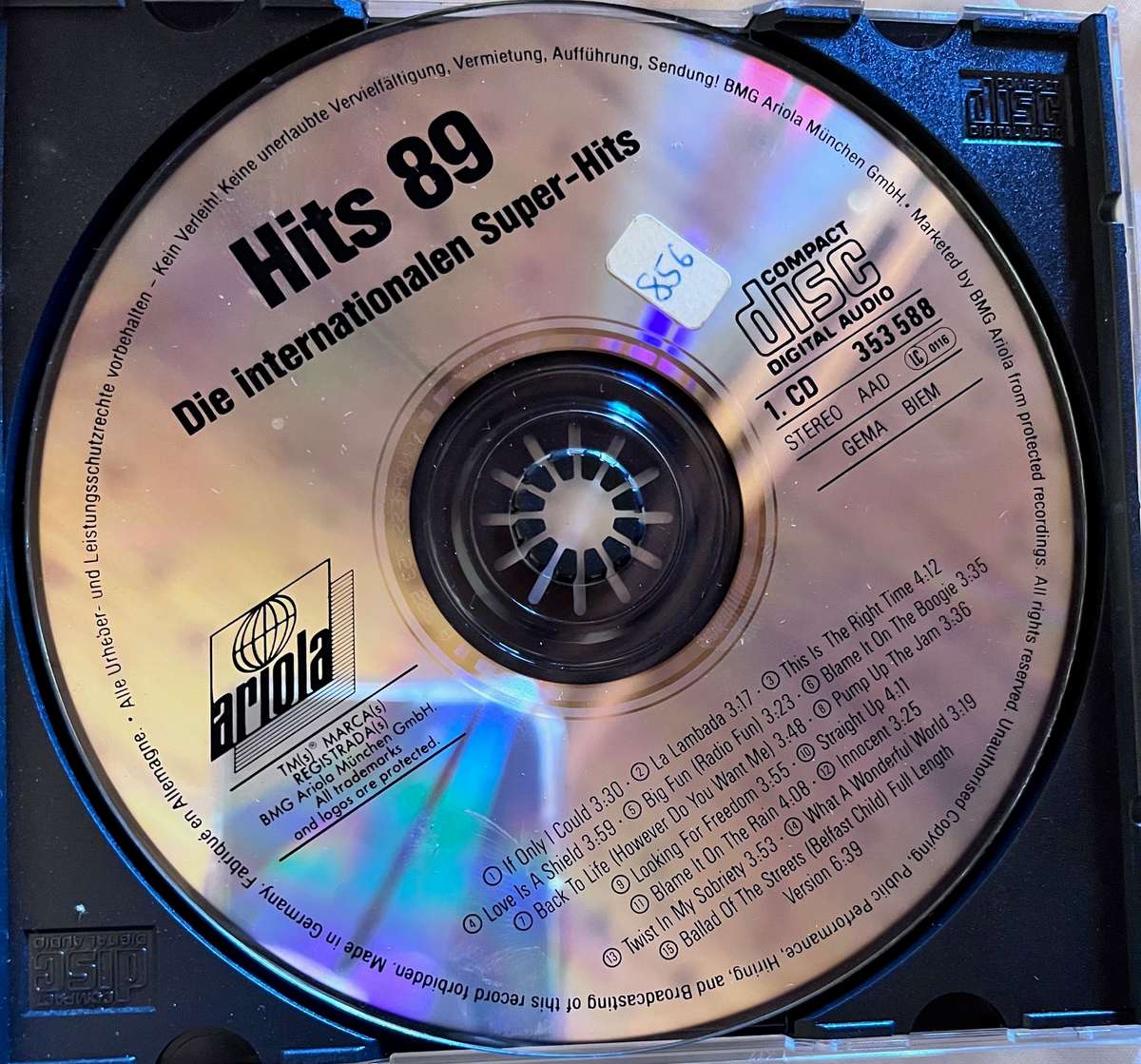 Hits '89 - Die Internationalen Super-Hits - double cd 353590