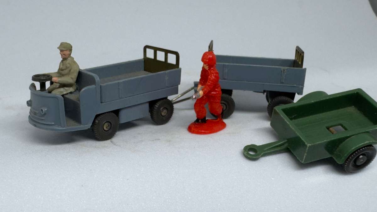 Airport baggage cart and accessories (Wiking)